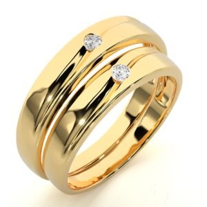 Engagement ring set 3D print model